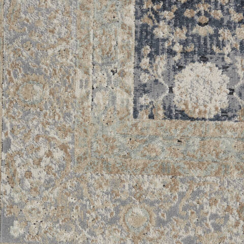 Nourison Malta Blue 710 X 1010 Area Rug 805-100043 Image 5