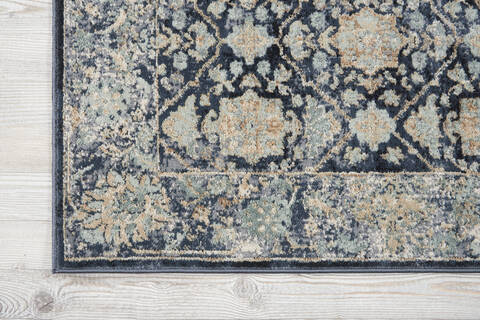 Nourison Malta Blue Runner 22 X 77 Area Rug 805-100045 Image 1