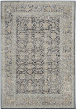 Nourison Malta Blue 3'11" X 5'7" Area Rug  805-100046