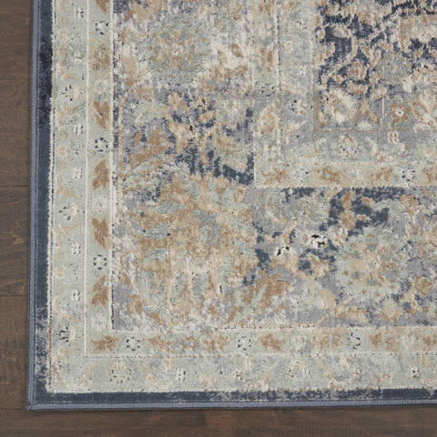 Nourison Malta Blue 53 X 77 Area Rug 805-100047 Image 1