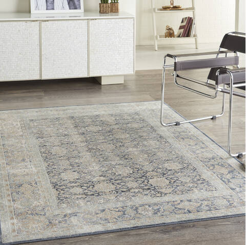 Nourison Malta Blue 53 X 77 Area Rug 805-100047 Image 3