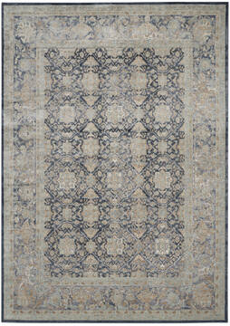 Nourison Malta Blue Rectangle 8x11 ft Polypropylene Carpet 100048