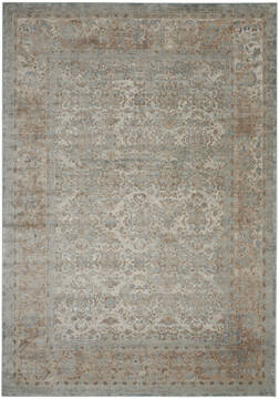 Nourison Malta Grey Rectangle 8x11 ft Polypropylene Carpet 100053