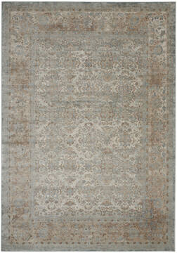 Nourison Malta Grey Rectangle 9x12 ft Polypropylene Carpet 100054
