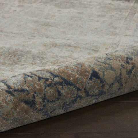 Nourison Malta Grey 710 X 1010 Area Rug 805-100058 Image 2