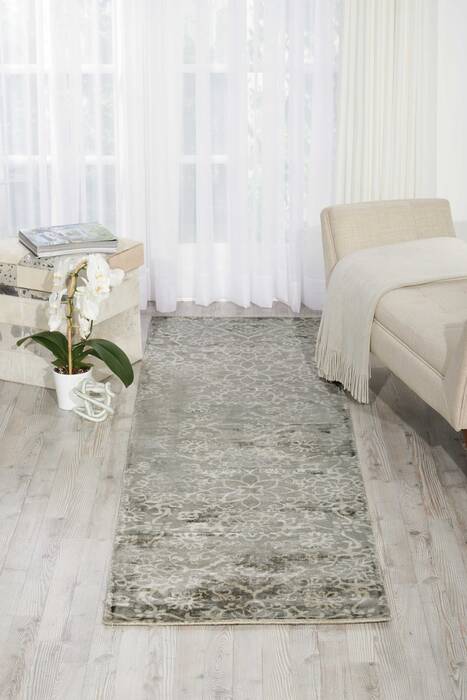 Nourison Desert Skies Grey Runner 23 X 80 Area Rug 805-100075 Image 3