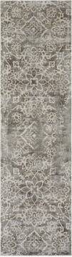 Nourison Desert Skies Grey Runner 6 to 9 ft Rayon Carpet 100075