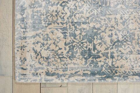 Nourison Desert Skies Blue Runner 23 X 80 Area Rug 805-100085 Image 1