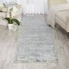 Nourison Desert Skies Blue Runner 23 X 80 Area Rug  805-100085 Thumb 3