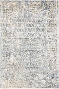 Nourison Desert Skies Blue Rectangle 8x11 ft Rayon Carpet 100088