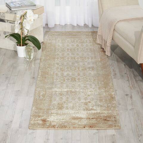 Nourison Desert Skies Beige Runner 23 X 80 Area Rug 805-100090 Image 3