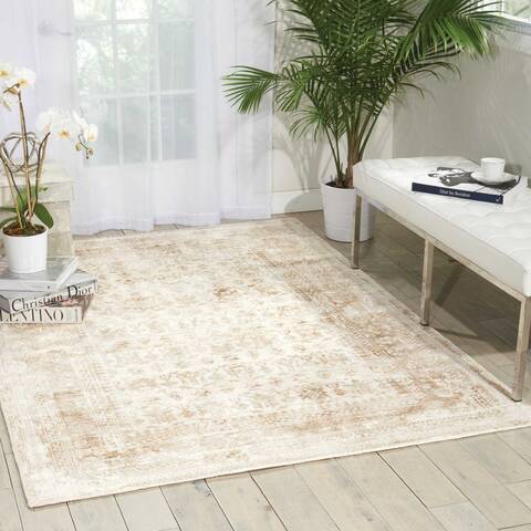 Nourison Desert Skies Beige 80 X 110 Area Rug 805-100093 Image 3