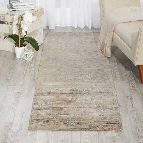Nourison Desert Skies Blue Runner 23 X 80 Area Rug 805-100095 Image 3