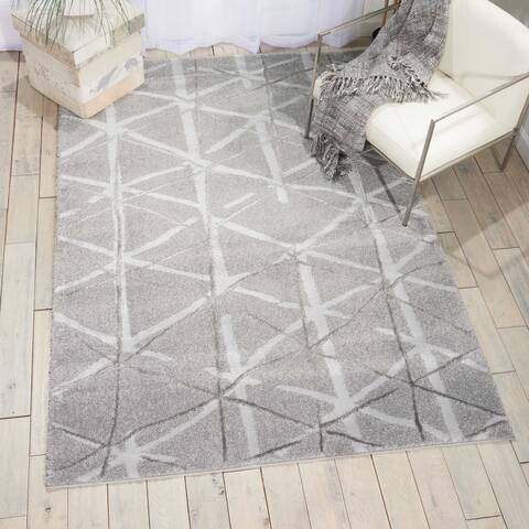 Nourison Ingenue Grey 53 X 73 Area Rug 805-100116 Image 3