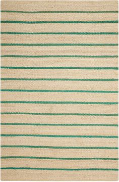 Kathy Ireland KIJ01 PARADISE GRDN Green Rectangle 8x10 ft jute Carpet 100157
