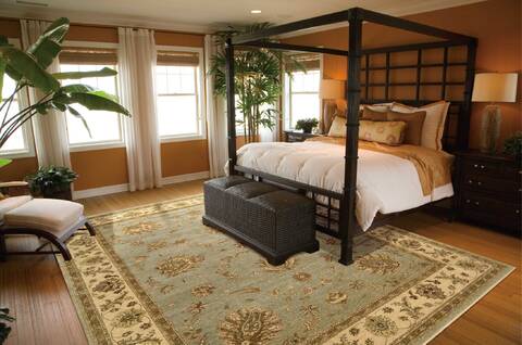 Nourison Legend Blue 79 X 99 Area Rug 805-100182 Image 2
