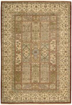 Nourison Legend Multicolor Rectangle 6x9 ft Wool Carpet 100200