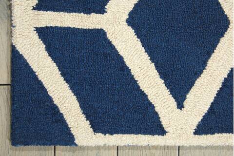 Nourison Linear Blue 80 X 110 Area Rug 805-100218 Image 1