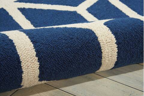 Nourison Linear Blue 80 X 110 Area Rug 805-100218 Image 2