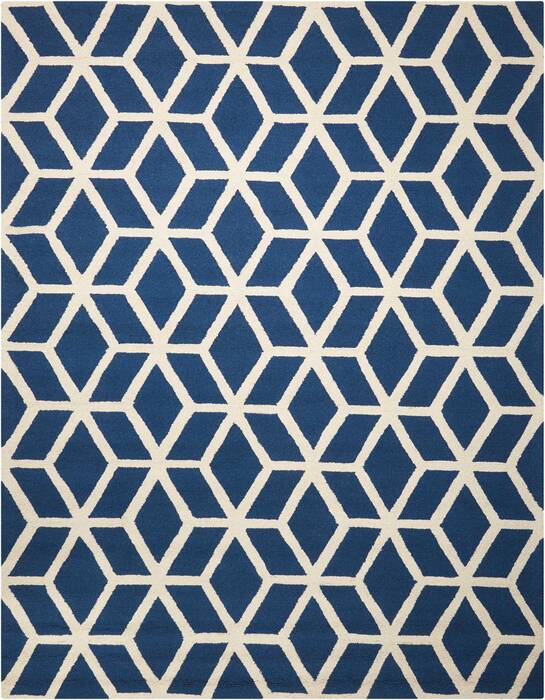 Nourison Linear Blue 80 X 110 Area Rug 805-100218 Image 0