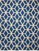 Nourison Linear Blue 80 X 110 Area Rug 805-100218 Thumb 0