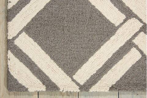 Nourison Linear Grey 80 X 110 Area Rug 805-100238 Image 1