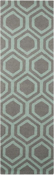 Nourison LINEAR Grey Runner 23 X 76 Area Rug 99446220943 805-100264 Image 2