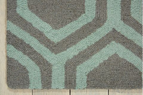 Nourison LINEAR Grey Runner 23 X 76 Area Rug 99446220943 805-100264 Image 3