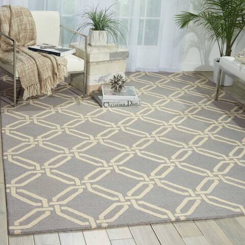 Nourison Linear Blue 50 X 70 Area Rug 805-100276 Image 3