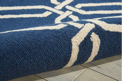 Nourison Linear Blue 50 X 70 Area Rug 805-100281 Image 2