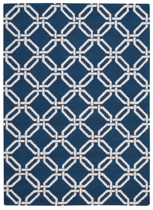 Nourison Linear Blue 50 X 70 Area Rug 805-100281 Image 0