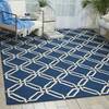 Nourison Linear Blue 50 X 70 Area Rug  805-100281 Thumb 3