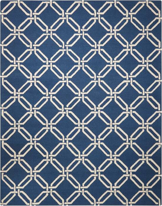 Nourison Linear Blue 80 X 110 Area Rug 805-100283 Image 0