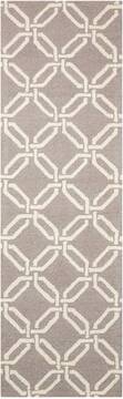 Nourison Linear Grey Runner 2'3" X 7'6" Area Rug  805-100284