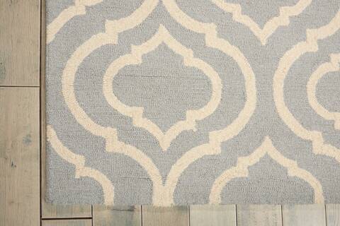 Nourison Linear Blue 76 X 96 Area Rug 805-100302 Image 1