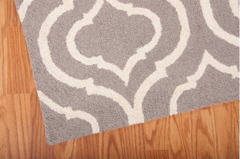 Nourison Linear Grey 80 X 110 Area Rug 805-100313 Image 1