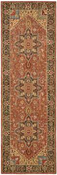 Nourison Living Treasures Red Runner 10 to 12 ft Wool Carpet 100329