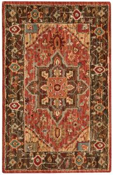 Nourison Living Treasures Red 2'6" X 4'3" Area Rug  805-100330