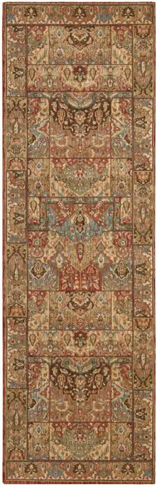 Nourison Living Treasures Multicolor Runner 26 X 80 Area Rug 805-100341 Image 0