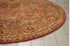 Nourison Living Treasures Multicolor Round 510 X 510 Area Rug  805-100343 Thumb 4