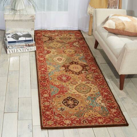 Nourison Living Treasures Multicolor Runner 26 X 120 Area Rug 805-100349 Image 3