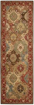 Nourison Living Treasures Multicolor Runner 2'6" X 8'0" Area Rug  805-100351