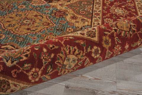 Nourison Living Treasures Multicolor Round 510 X 510 Area Rug 805-100353 Image 2