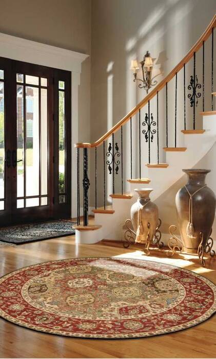 Nourison Living Treasures Multicolor Round 510 X 510 Area Rug 805-100353 Image 3