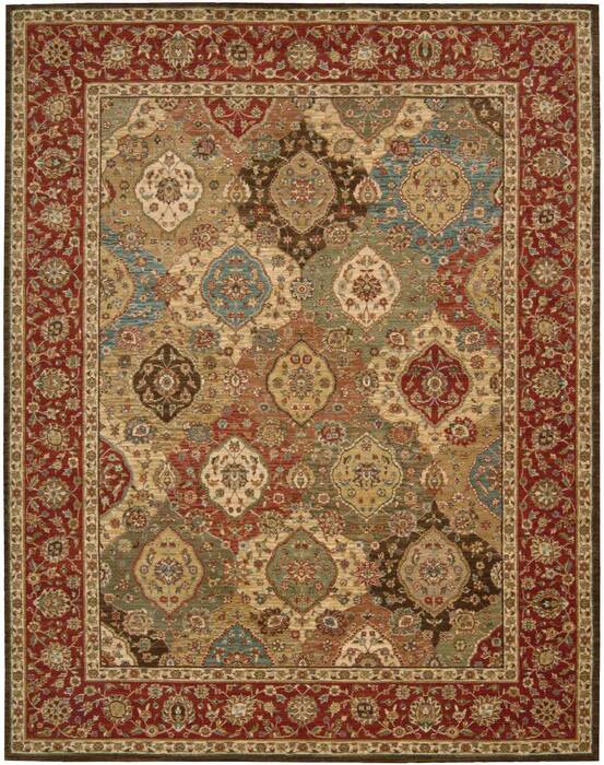 Nourison Living Treasures Multicolor 83 X 113 Area Rug 805-100357 Image 0