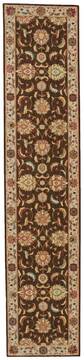 Nourison Living Treasures Brown Runner 10 to 12 ft Wool Carpet 100359