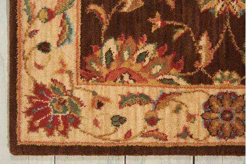 Nourison Living Treasures Brown Runner 26 X 80 Area Rug 805-100361 Image 1