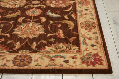 Nourison Living Treasures Brown Runner 26 X 80 Area Rug 805-100361 Image 4