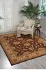 Nourison Living Treasures Brown 56 X 83 Area Rug  805-100364 Thumb 3