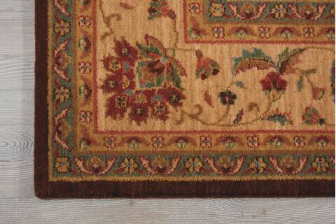 Nourison Living Treasures Brown 76 X 96 Area Rug 805-100366 Image 1